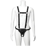 Chest And Suspender Harness With Plug Sex Toy Adult Pleasure