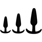 Naughty 1 Trainer Set (Black) Butt Plug Sex Toy Adult Pleasure