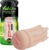 Vulcan Realistic Pussy W/ Vibration (Cream) Sex Toy Adult Orgasm