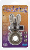 Vibrating Cockring - Rabbit (Smoke) Vibrator Sex Toy Adult Orgasm