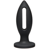 Wet Works - Lube Luge Premium Silicone Anal Butt 5" (Black)