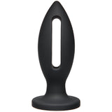 Wet Works - Lube Luge Premium Silicone Anal Butt 6" (Black)