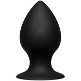 Ace - Silicone Butt Plug Anal Dildo Sex Toy Adult Pleasure- 4.5" (Black)