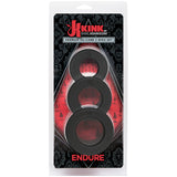 Endure - Premium Silicone C-Ring Set (Black)