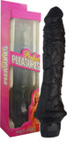 Perfect Pleasure Thick Veined 8" (Black) Adult Sex Toy Pleasure Orgasm Dildo