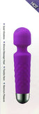 Rechargeable Wand (Purple) Vibrator Dildo Sex Adult Pleasure Orgasm
