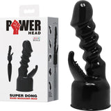 Super Dong Wand Massager Head (Black)
