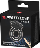 Osmond Cockring (Black) Adult Sex Toy Pleasure Orgasm