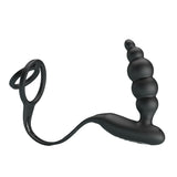 Rechargeable Vibrating Penis Sleeve 3 (Black)