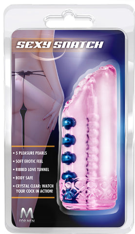 Sexy Snatch Masturbator Sex Toy Adult Pleasure Sleeve (Pink)