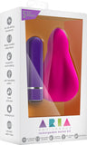 Hot Tongue Rechargeable Bullet Kit Multi Function Vibrator Sex Toy Adult Pleasure (Fuchsia)