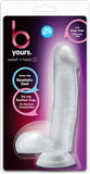 B Yours Sweet N' Hard 1 Dildo Dong Suction & Harness Compatible Sex Toy Adult Pleasure (clear)