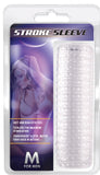 Stroke Sleeve Masturbator Sex Toy Adult Pleasure  (Clear)