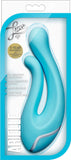 Luxe Arielle Multi Function Pleasure Sex Toy Dildo Vibrator (Aqua)