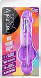 Mr. Right Now Multi Function Vibrator Dildo Sex Toy Adult Pleasure (Purple)