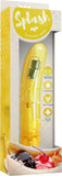 Splash  Banana Split Multi Speed Pleasure Sex Toy Dildo Vibrator (Yellow)