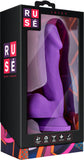Juicy Dildo Dong Suction Dildo Strap on Compatible Sex Toy Adult Pleasure (Purple)