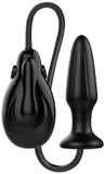 Inflatable Vibrating Anal Plug (Black)
