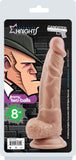 Gangster (Jimmy Two-Balls) 8" Flesh Sex Toy Dong  Suction Base Adult Pleasure