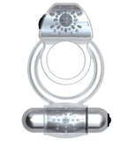 Colby Twin Vibrating Cock Ring (Purple) Sex Toy Adult Pleasure