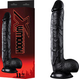 X Realistic Dong 11" (Black) Dildo Sex Toy Adult Orgasm Pleasure