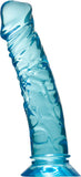 Quartz 7" Dong - Aqua (Blue)Dildo Sex Adult Pleasure Orgasm