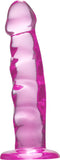 Quartz 7" Dong - Violet (Lavender) Dildo Sex Adult Pleasure Orgasm