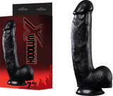 X Realistic Dong 7" (Black) Dildo Sex Toy Adult Orgasm Pleasure