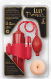 Lust Pumper 8" Vibrating Pump W/ Gauge (Ass) (Red) Sex Toy Adult Pleasure