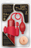 Lust Pumper 8" Vibrating Pump W/ Gauge (Vagina) (Red) Sex Toy Adult Pleasure