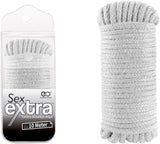 10m Cotton Bondage Rope (White) Sex Toy Adult Pleasure