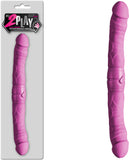 14.5" 2 Play Vibrating Double Dong (Pink)