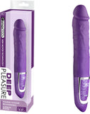 Rechargeable Deep Pleasure (Purple) Vibrator Dildo Sex Adult Pleasure Orgasm