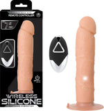 7" Remote Control Dong Sex Toy Adult Pleasure (Flesh)