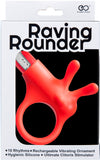 Raving Rounder Cockring (Red) Sex Adult Pleasure Orgasm