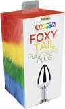 Rainbow Foxy Tail Butt Plug Sex Adult Pleasure Orgasm
