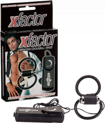 X-Factor Cockring (Black) Sex Toy Adult Orgasm Pleasure