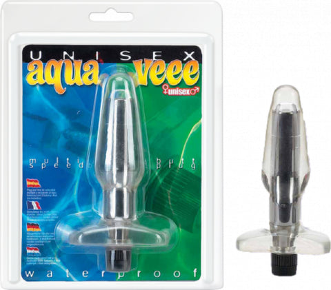 Aqua-Vee Butt Plug (Clear) Sex Toy Adult Pleasure