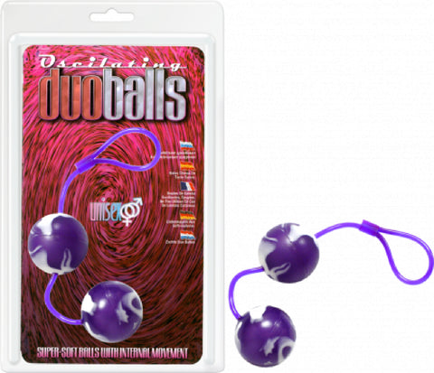 Oscillating Duo Balls (Lavender) Adult Sex Toy Pleasure Orgasm