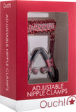 Adjustable Nipple Clamps (Red) Sex Toy Adult Pleasure