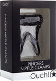 Pincers Nipple Clamps (Black) Sex Toy Adult Pleasure Orgasm Bondage