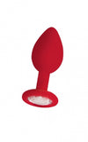 Regular Diamond Butt Plug (Red)