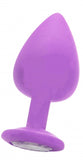 Extra Large Diamond Butt Plug (Purple)