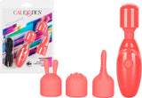 Rechargeable Massager Vibrator Dildo Kit Sex Toy Adult Pleasure Orgasm (Orange)