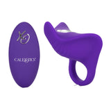 Silicone Remote Orgasm Ring Vibrator Sex Toy Adult Orgasm (Purple)