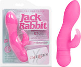 Silicone One Touch Rabbit Vibrator Dildo Sex Toy Adult Pleasure Dong Orgasm (Pink)