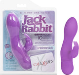 Silicone One Touch Rabbit Vibrator Dildo Sex Toy Adult Pleasure Dong Orgasm  (Purple)