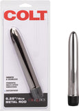 COLT 6.25" Metal Rod Vibrator Dildo Sex Toy Adult Pleasure (Silver)