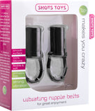Vibrating Nipple Belts (Black) Vibrator Sex Toy Adult Orgasm