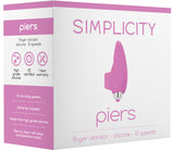 PIERS Finger Vibrator (Pink) Sex Toy Adult Pleasure Orgasm